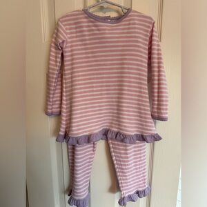 Squiggles pink and purple long sleeved set. Size 4/5.